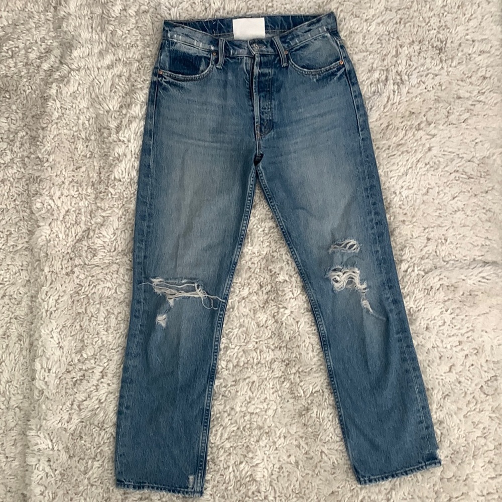 Mother “The Tomcat ankle” jeans